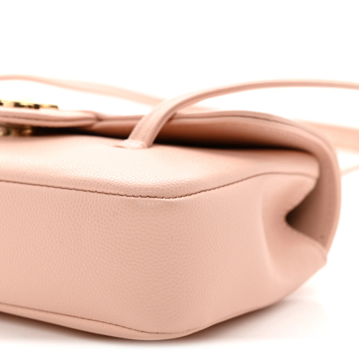 Shiny Caviar Mini Preppy Coco Shoulder Bag Light Pink - Top Club