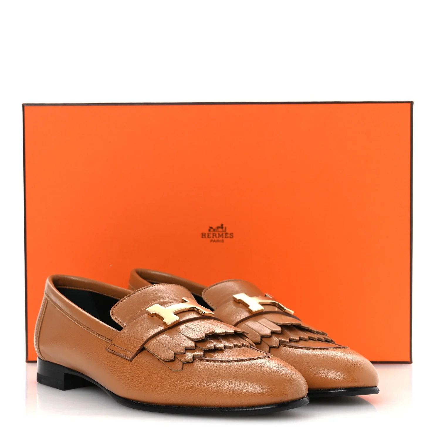Goatskin Womens Royal Loafers 36 Naturel - Top Club