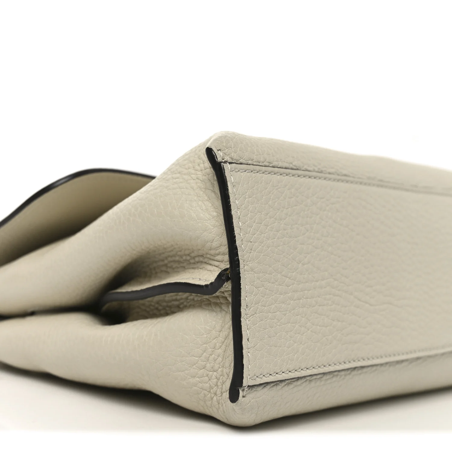 Cellarius Calfskin Small Bamboo Daily Top Handle Bag Mystic White - Top Club