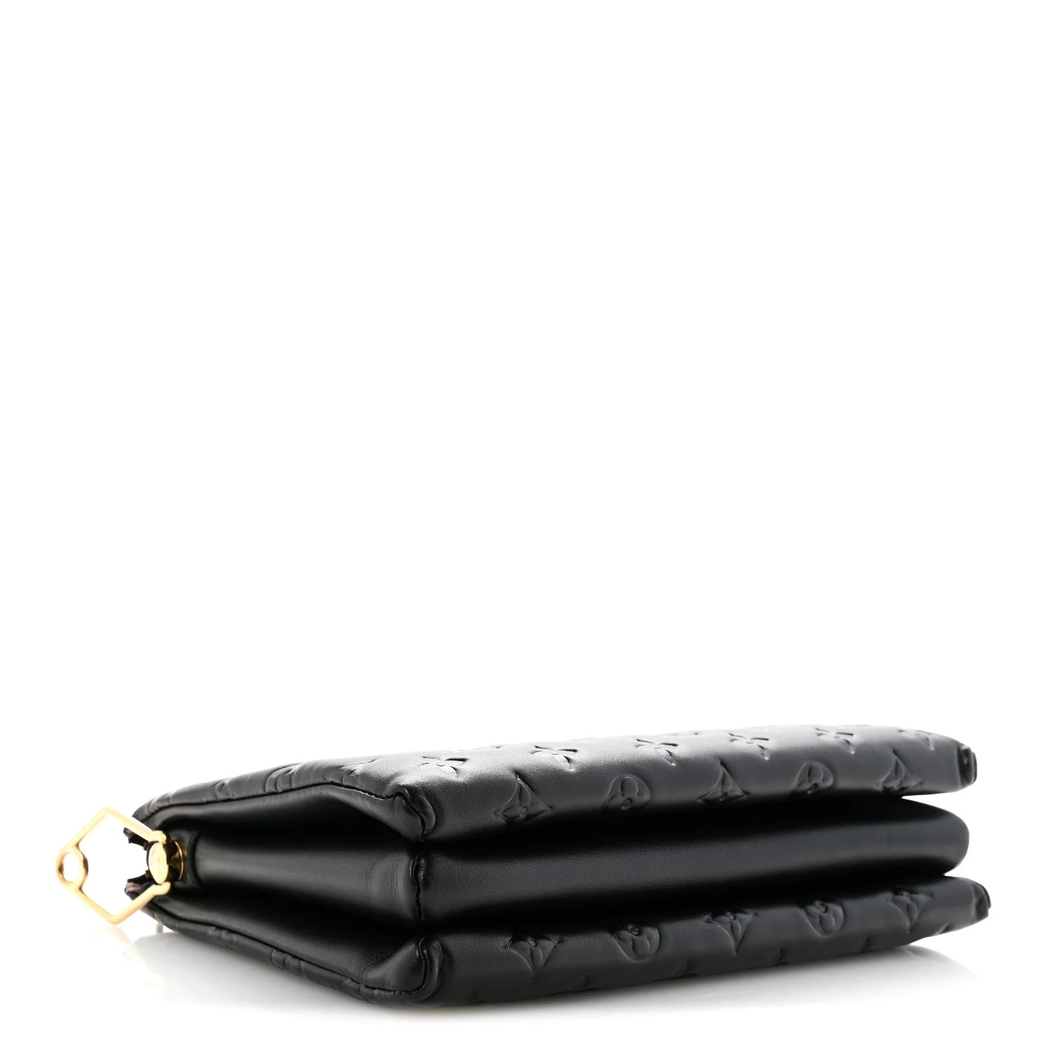 Lambskin Embossed Monogram Coussin PM Black - Top Club
