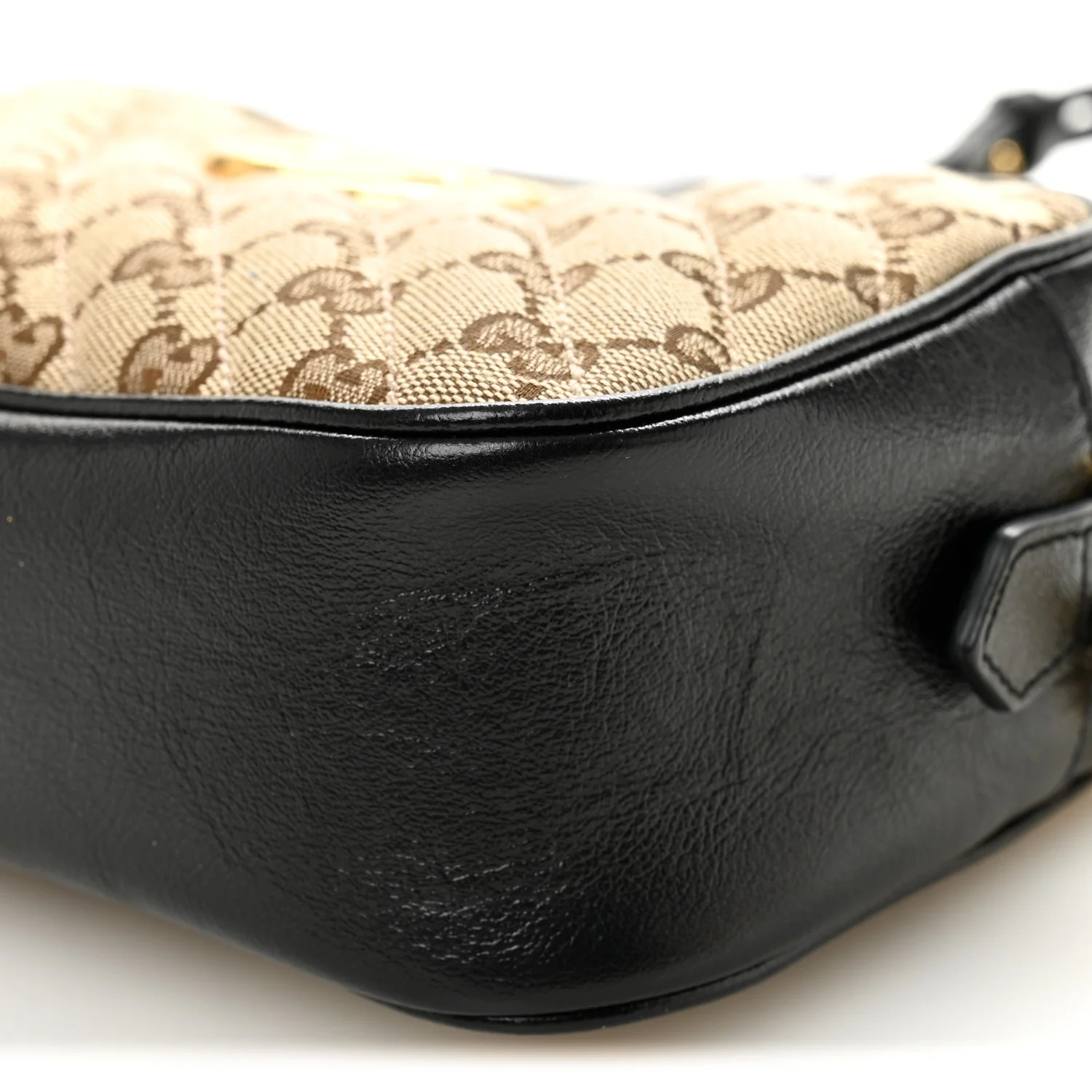 Monogram Matelasse Diagonal Small GG Marmont Chain Shoulder Bag Beige Black - Top Club