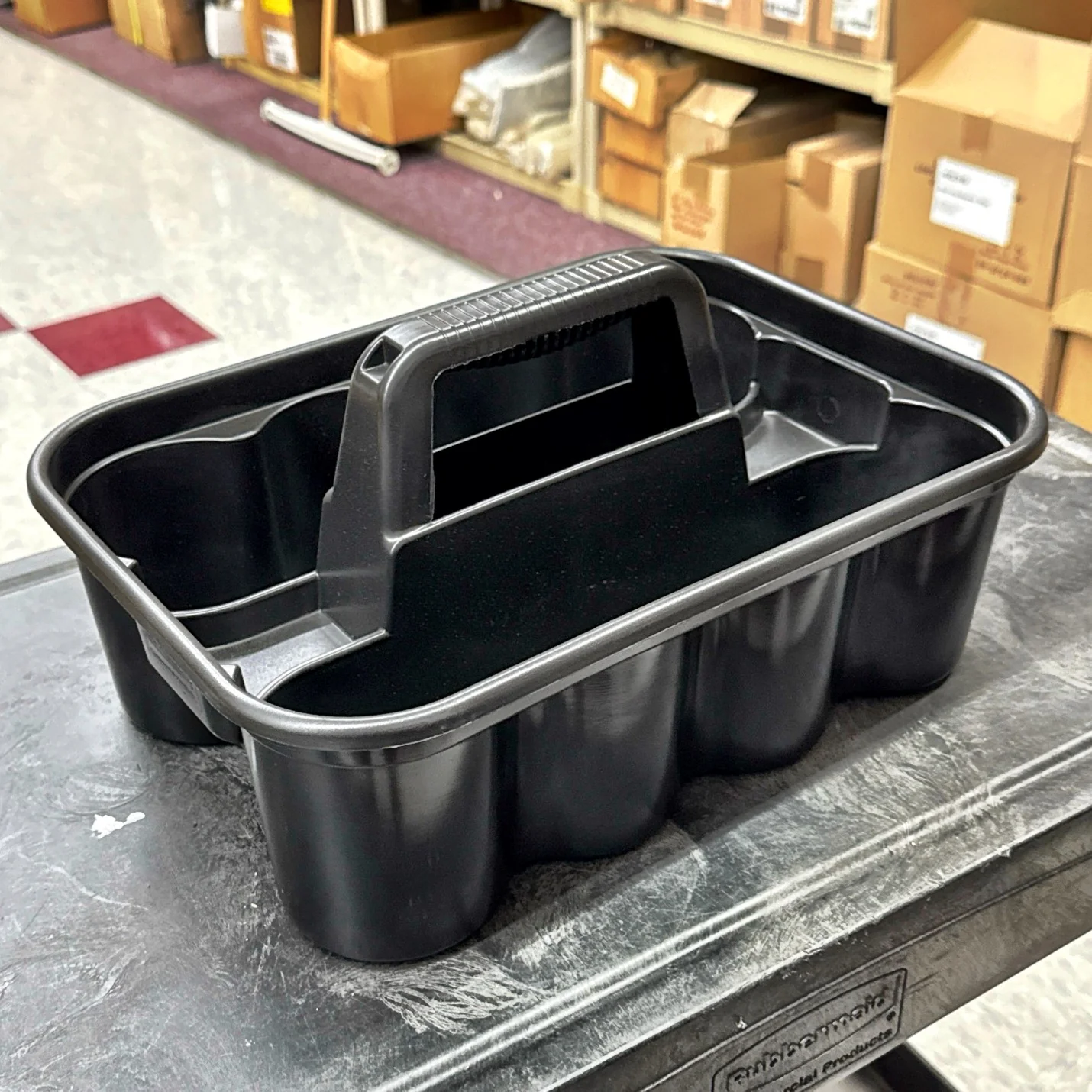 BLACK PLASTIC CARRY CADDY ( 3154 ) - Victorias Cleaning and Janitor