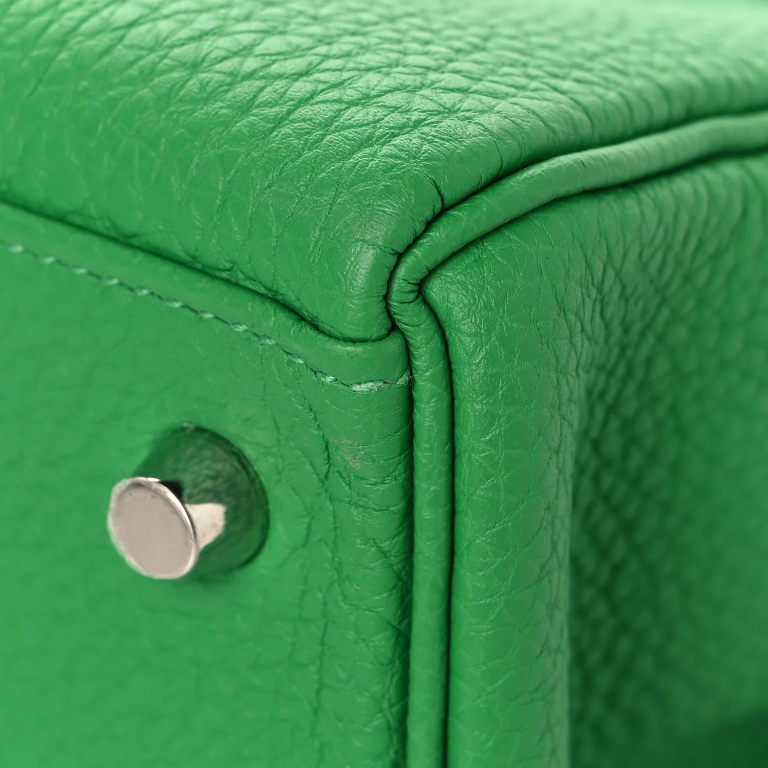 Togo Shiny Niloticus Crocodile Kelly Retourne Touch 28 Bambou - Top Club