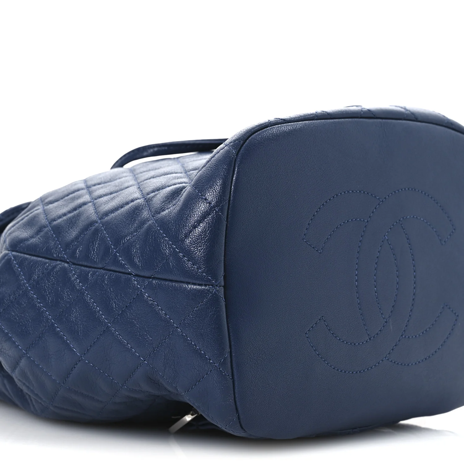 Calfskin Quilted Small Urban Spirit Backpack Blue - Top Club