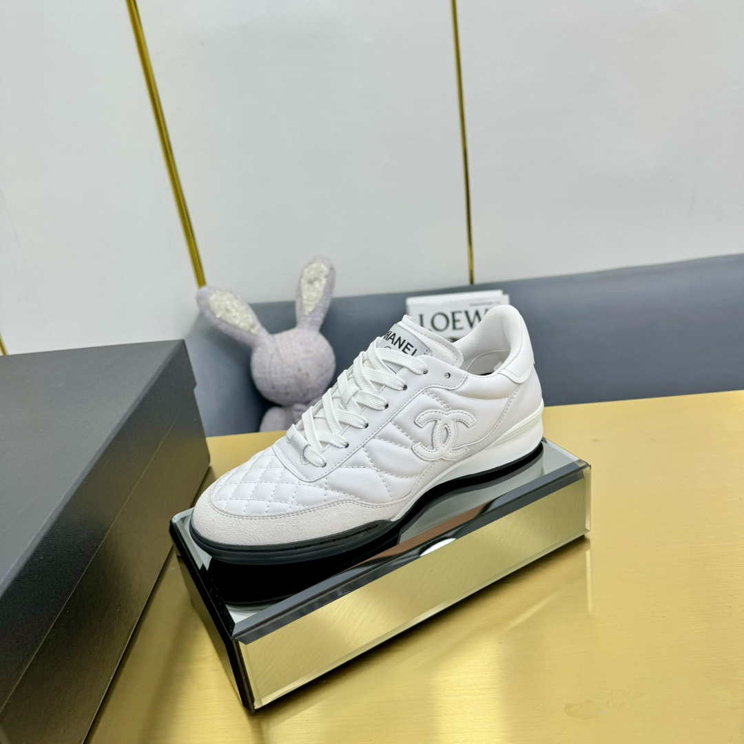 Chanel G45839 Women 24B Trainers Shiny Calfskin Calfskin   Suede Calfskin C91264 - Sneaker Replica Workshop