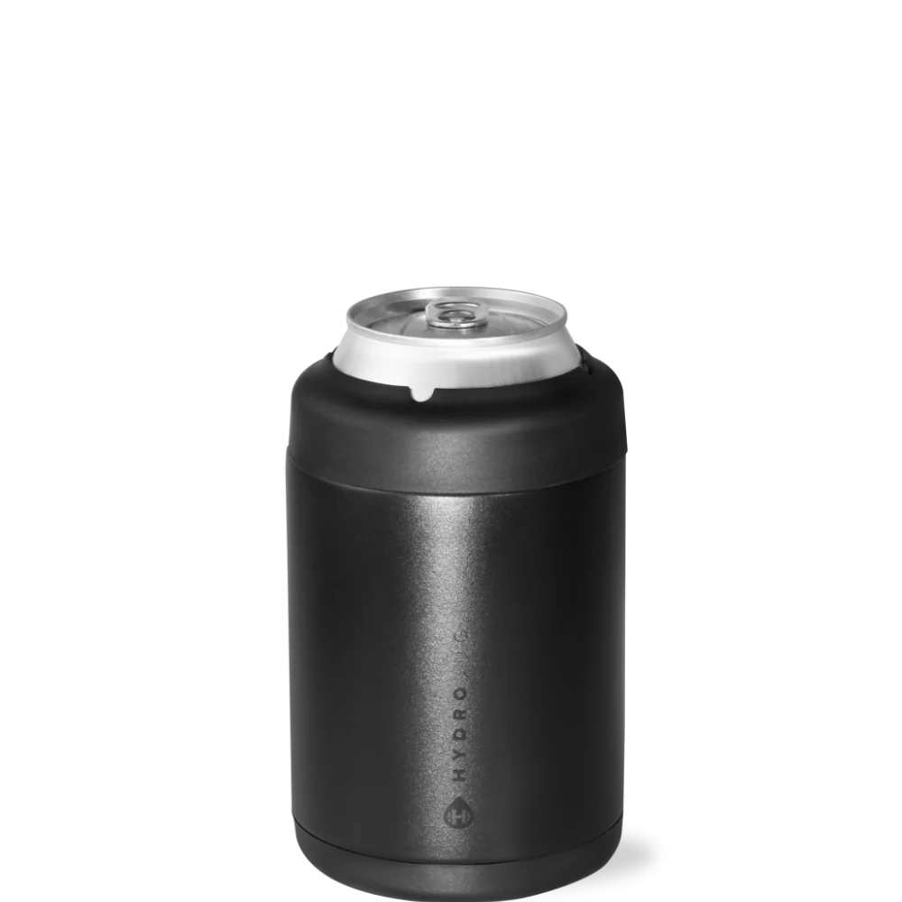 Can Cooler (Standard) FreeSip® Stainless Steel Water Bottle - Black