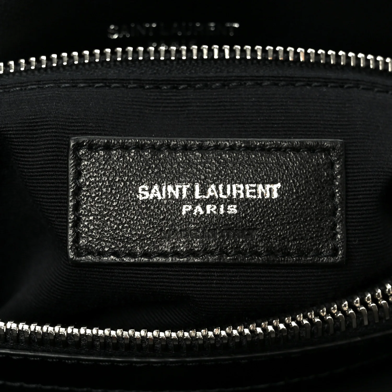 Calfskin Y Quilted Monogram Medium Loulou Chain Satchel Black - Top Club