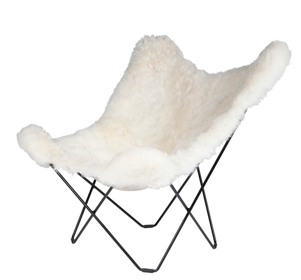 Cuero Design - Mariposa Chair schapenvacht Mariposa Chair - shorn white