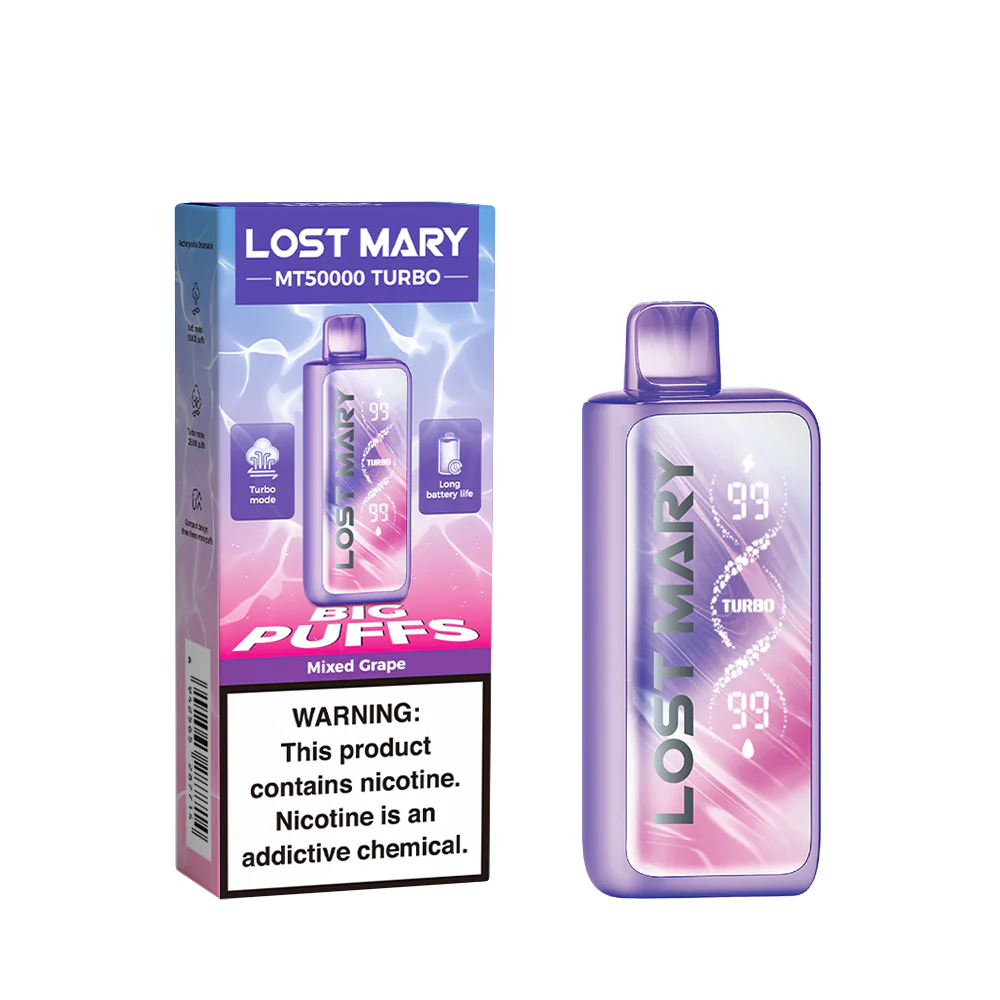 LOST MARY MT50K Turbo Rechargeable Disposable Vape (All Flavours)