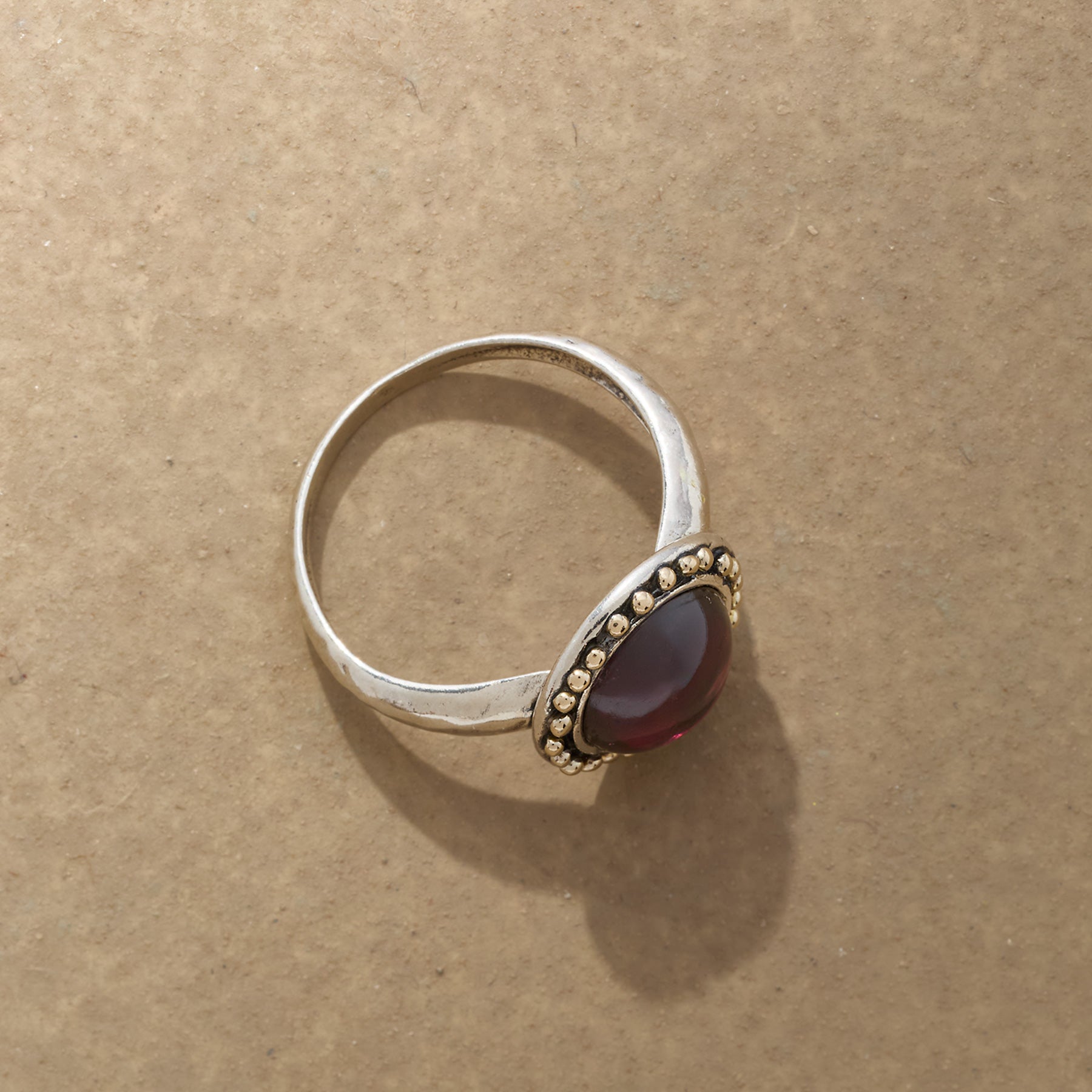 Garnet Halo Ring - Sundance Living