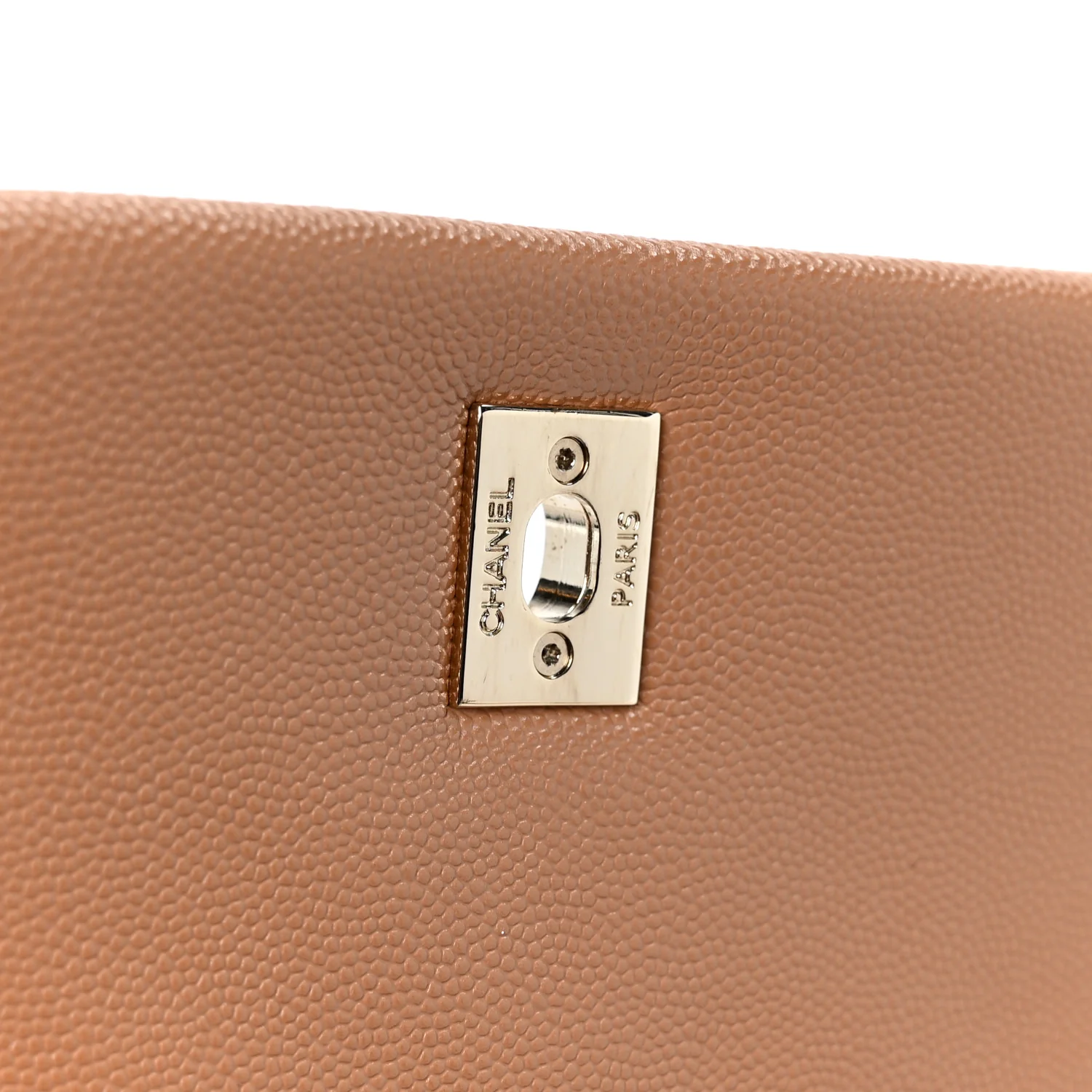 Caviar Quilted Small Coco Handle Flap Brown - Top Club