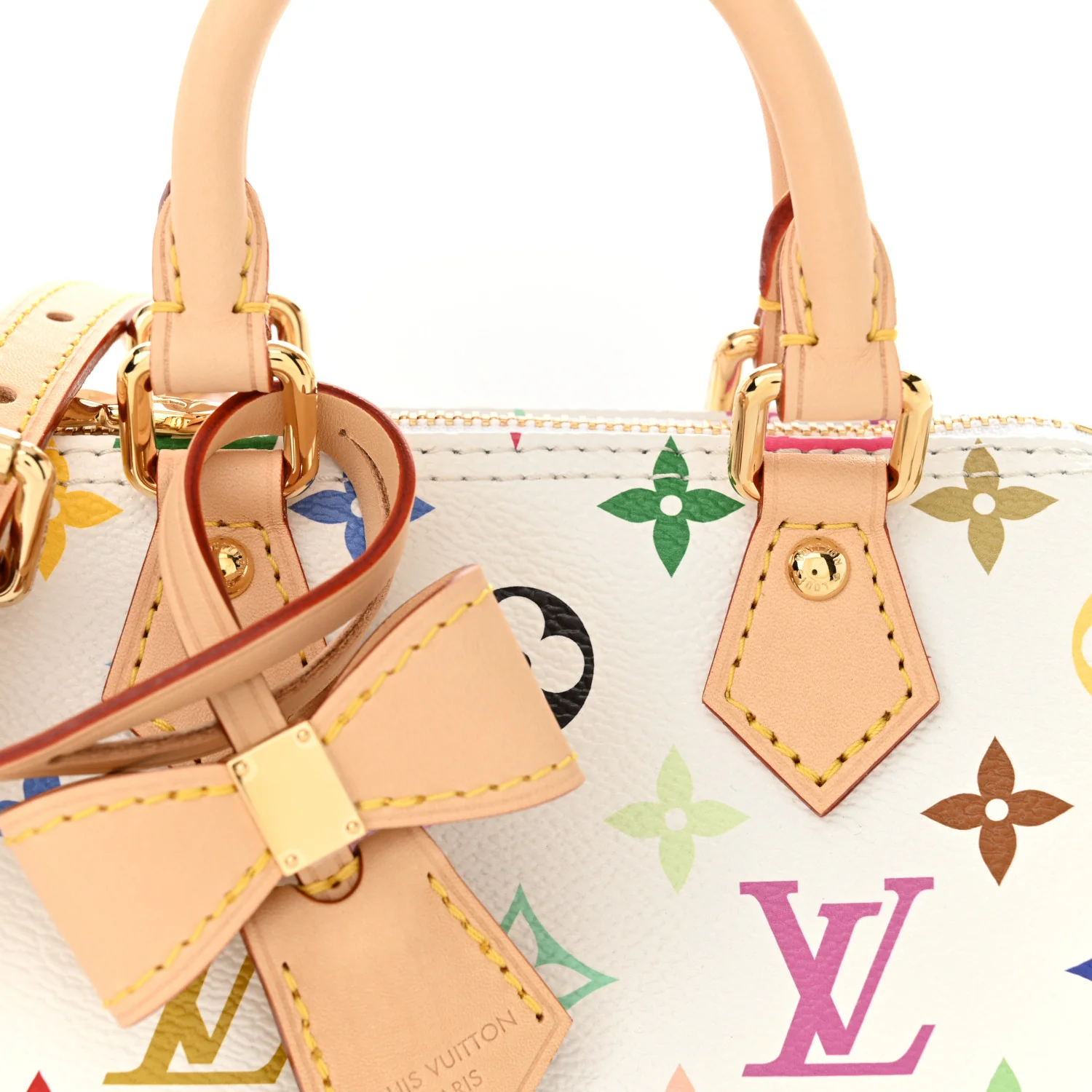 LV X TM Monogram Multicolor Nano Speedy White - Top Club