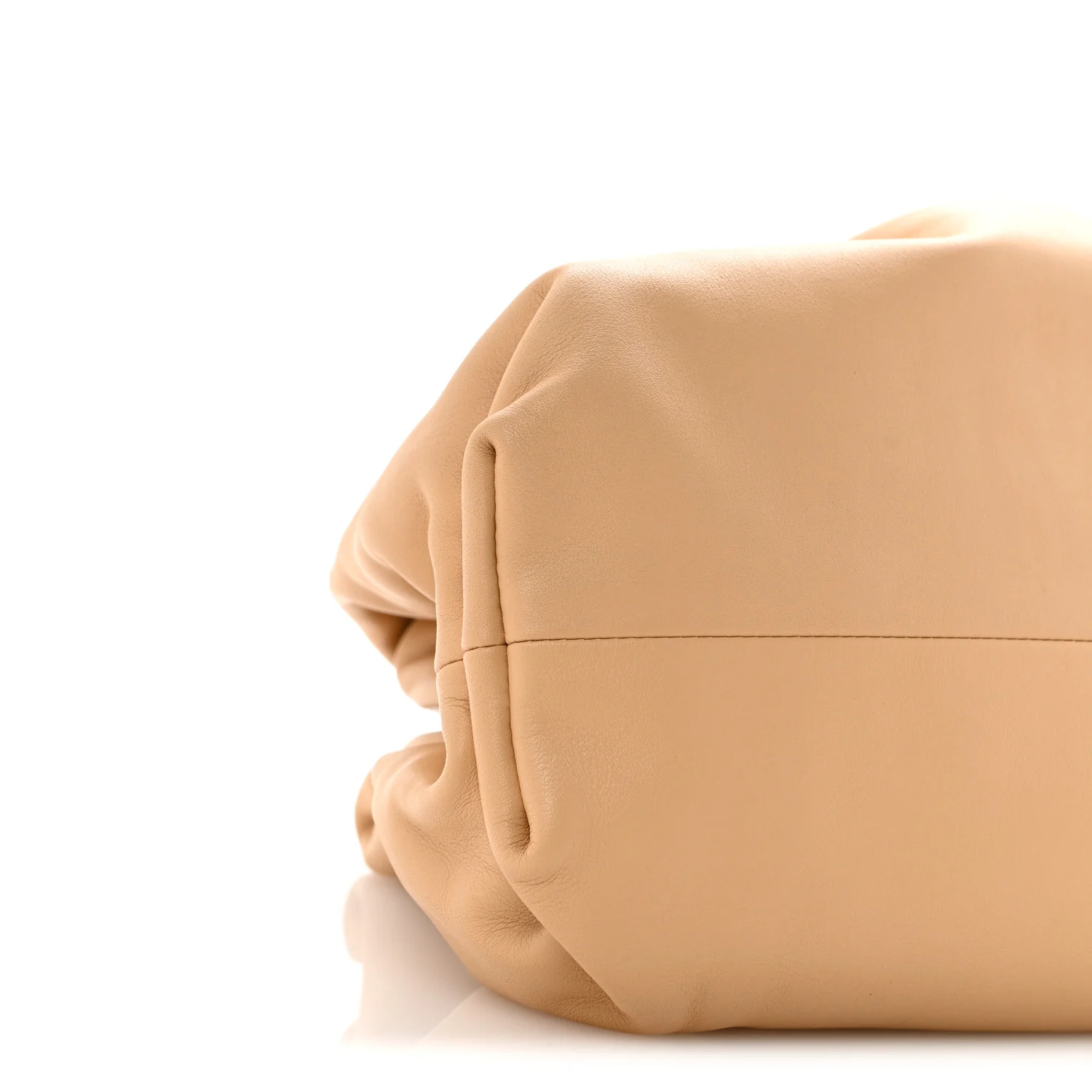 Smooth Butter Calf The Pouch Oversized Clutch Biscotto - Top Club