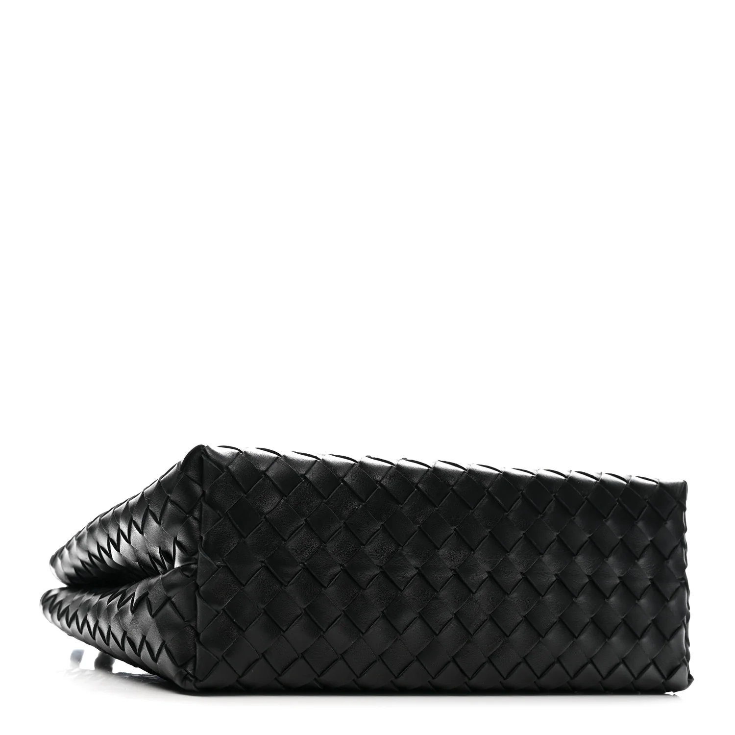 Nappa Intrecciato Medium Andiamo Shoulder Bag Black - Top Club