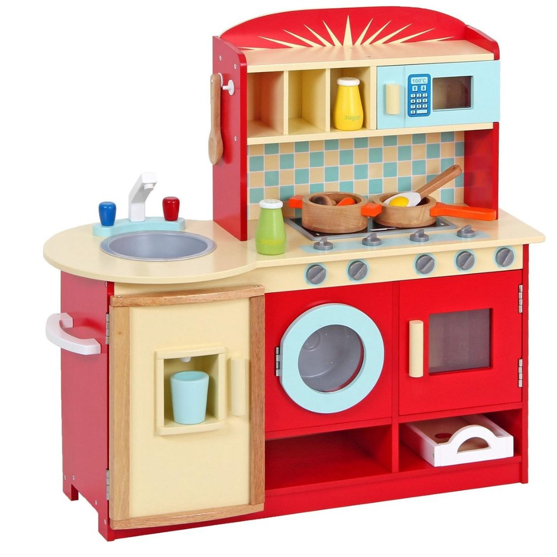 Speelgoed keuken rood