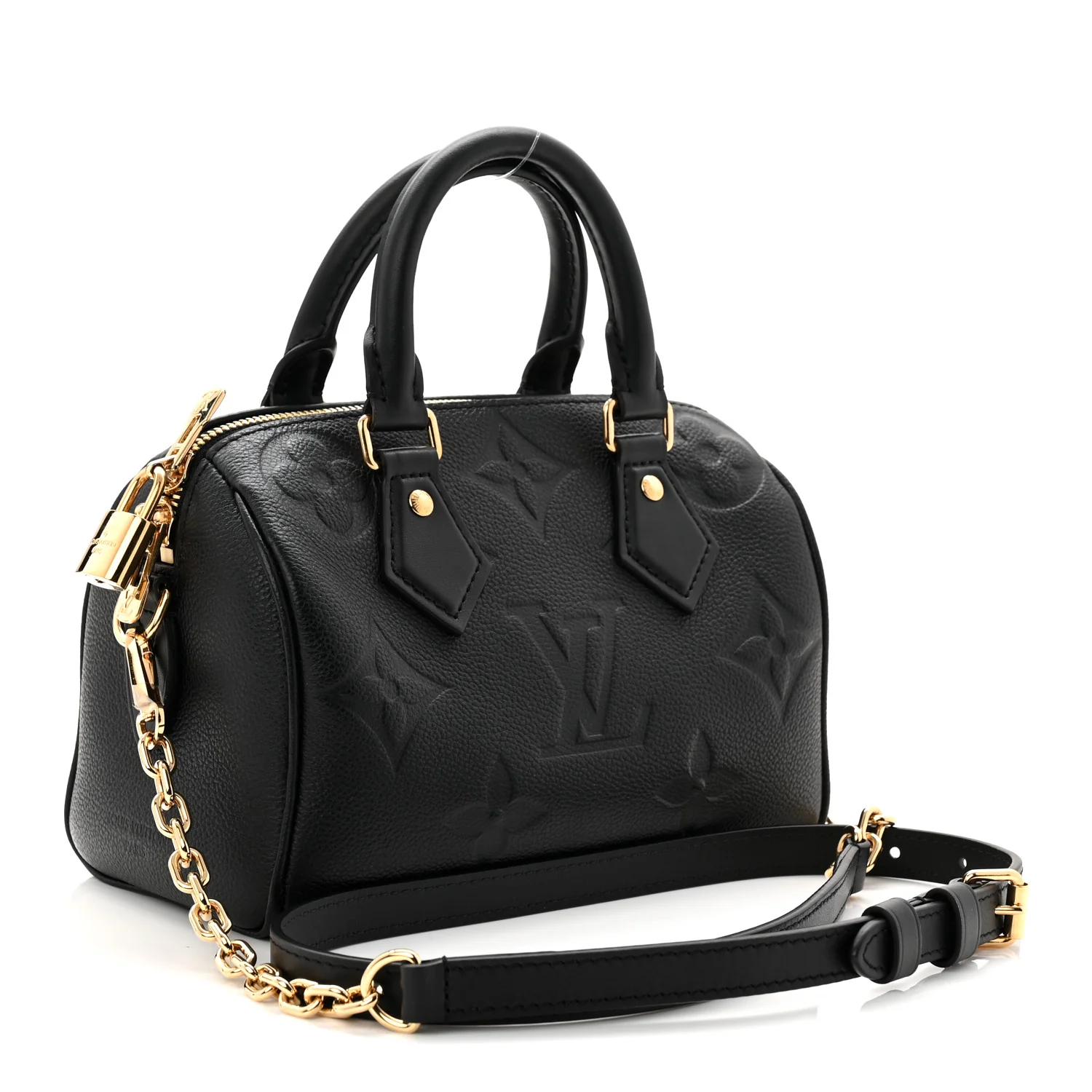 Empreinte Monogram Giant Speedy Bandouliere 20 Black - Top Club