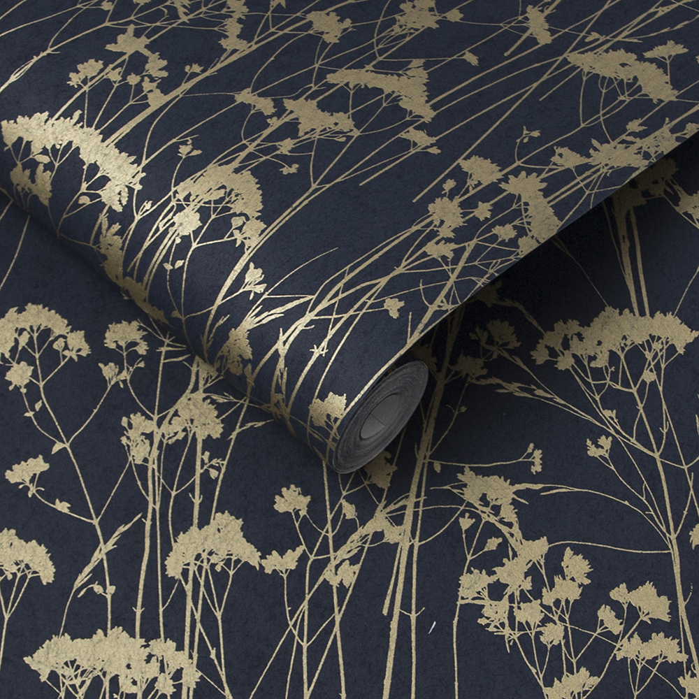 Graham & Brown  vliesbehang  Grace Midnight Graham & Brown  vliesbehang  Grace Midnight