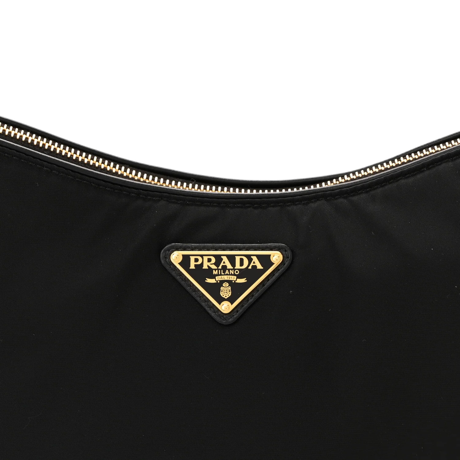 Re-Nylon Vitello Large Aimee Shoulder Bag Black - Top Club