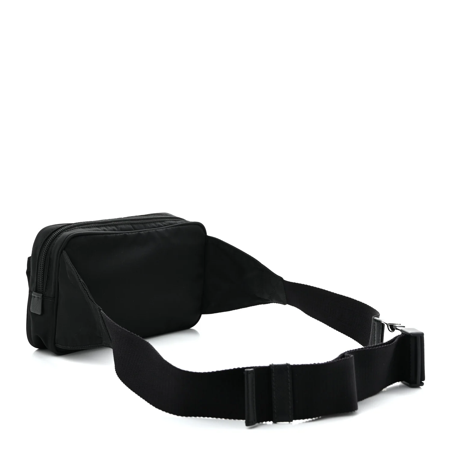 Re-Nylon Saffiano Belt Bag Black