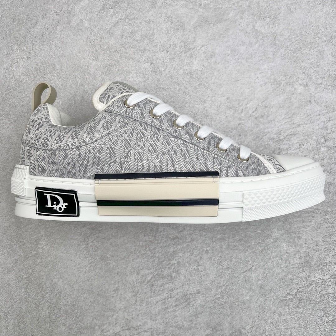 Dior 迪奥 B23 提花面料 Oblique 印花 低筒 休闲鞋 运动鞋 板鞋 男鞋 灰色 3SN249ZTU_H868 - Sneaker Replica Workshop