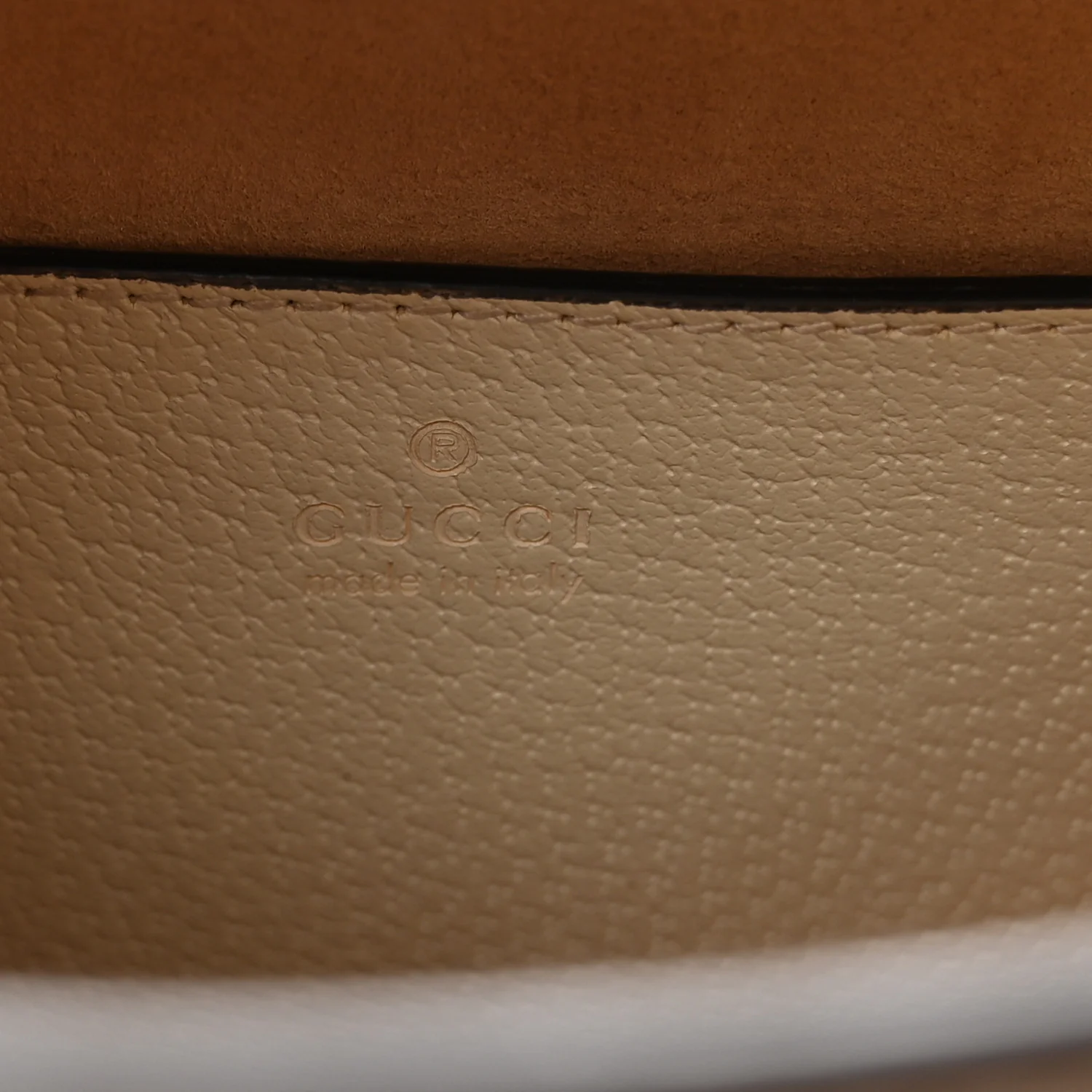 Textured Dollar Calfskin Web Small Diana Tote Bag Mystic White - Top Club