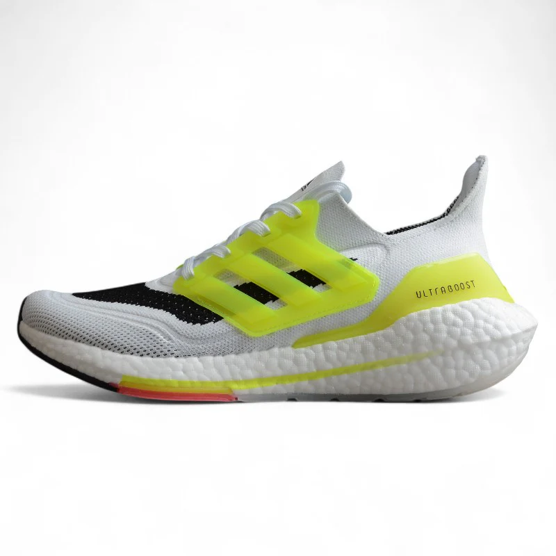 adidas UltraBoost 21 White Solar Yellow - Sneaker Replica Workshop