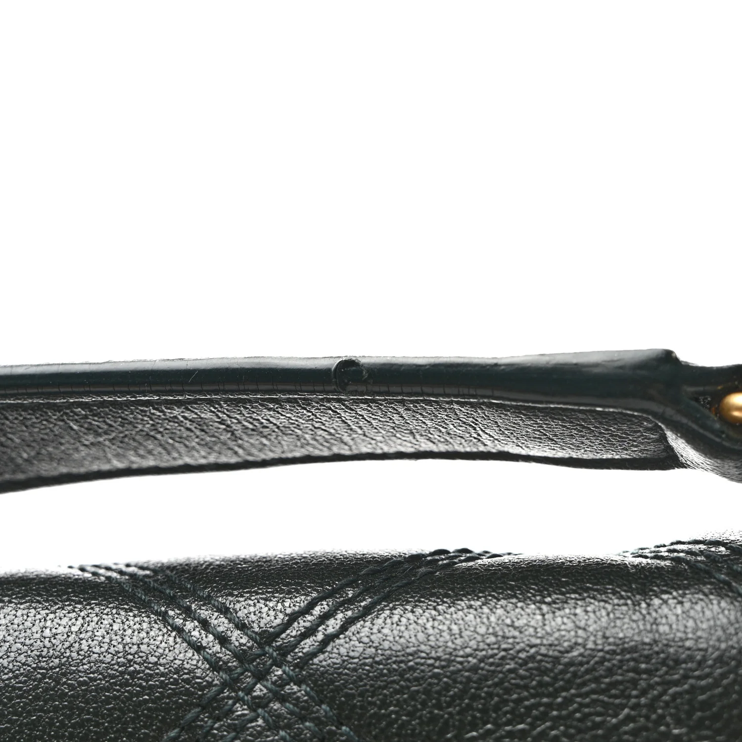 Lambskin Quilted Mini Becky Chain Bag Vert Fonce - Top Club