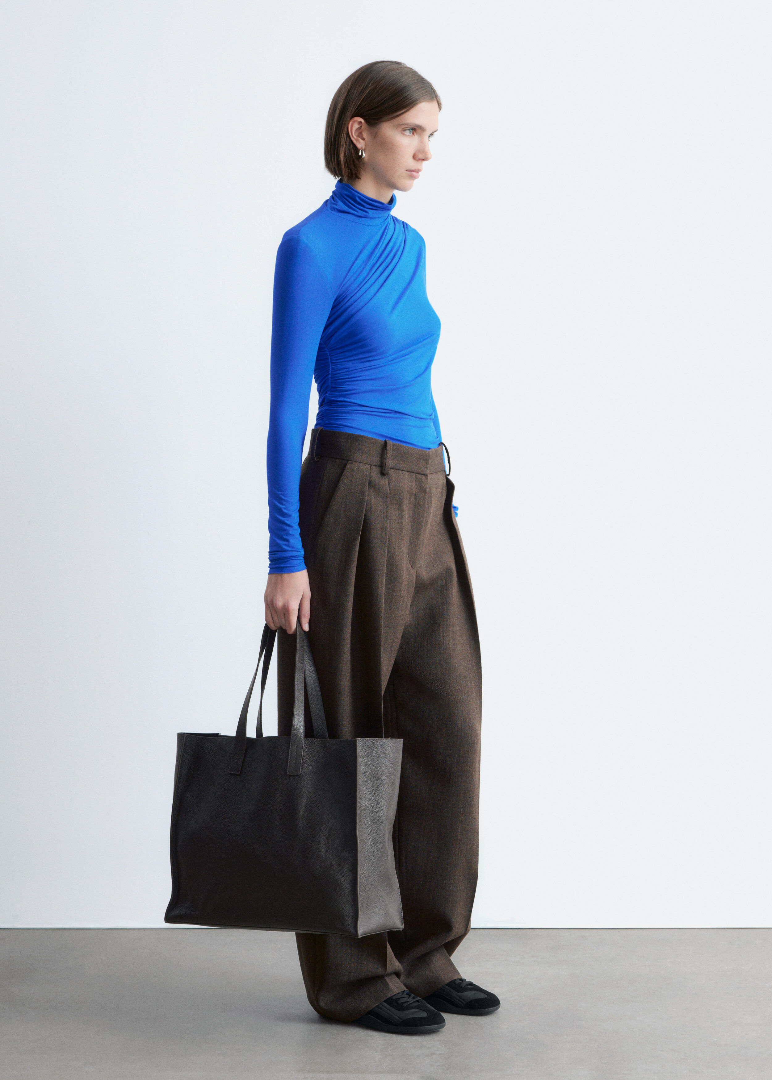 & Other Stories DRAPED TURTLENECK TOP