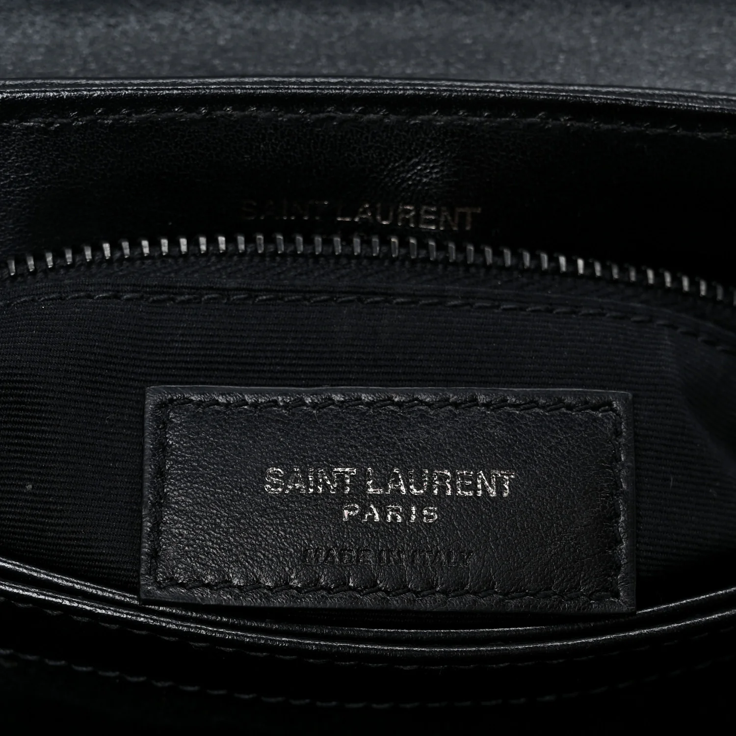 Calfskin Y Quilted Monogram Monochrome Toy Loulou Crossbody Bag Black - Top Club
