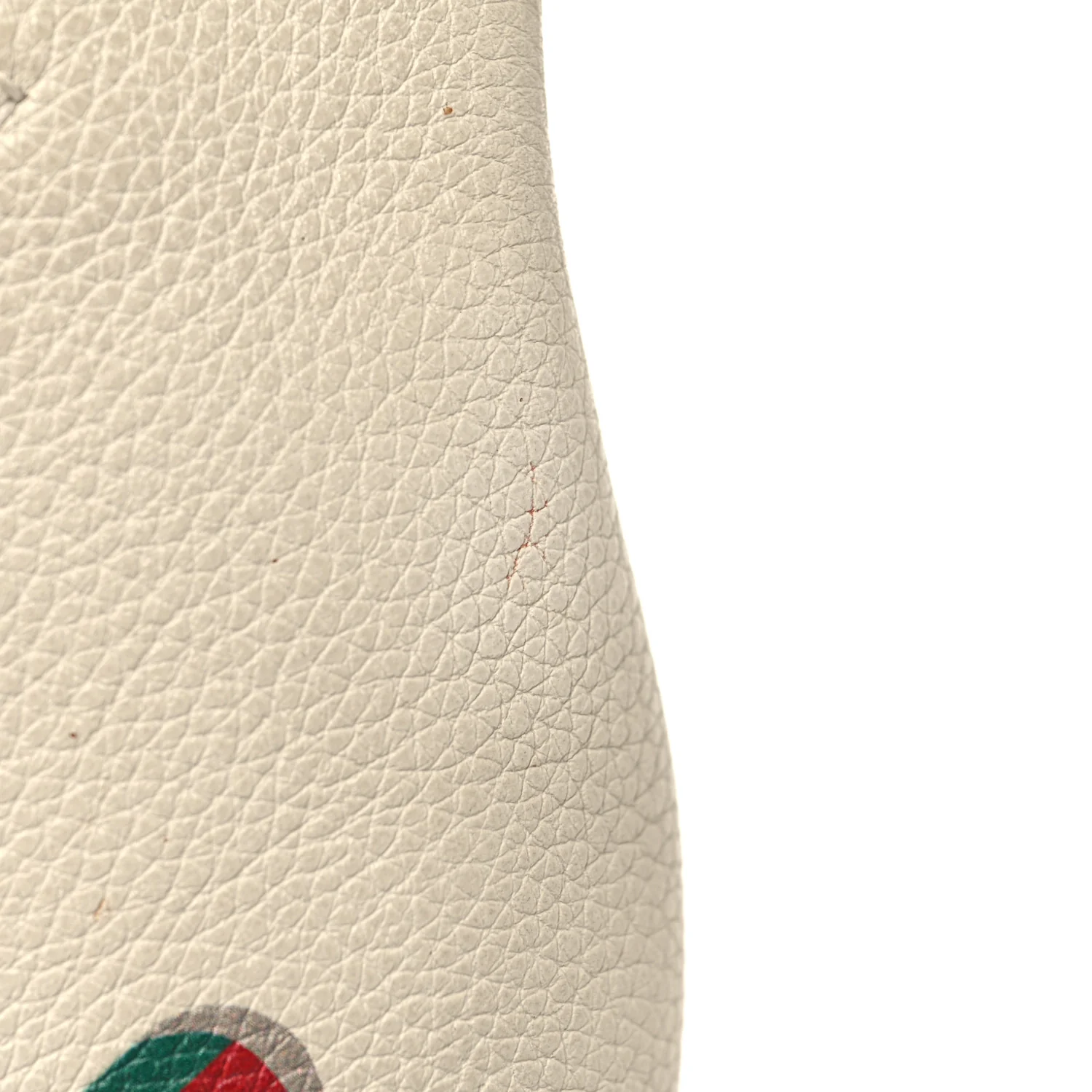 Grained Calfskin Small Logo Belt Bag White - Top Club