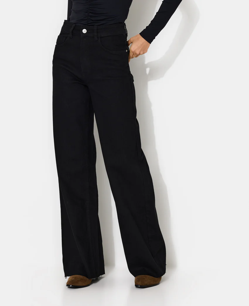 Pimkie Jean wide taille haute avec élasthanne