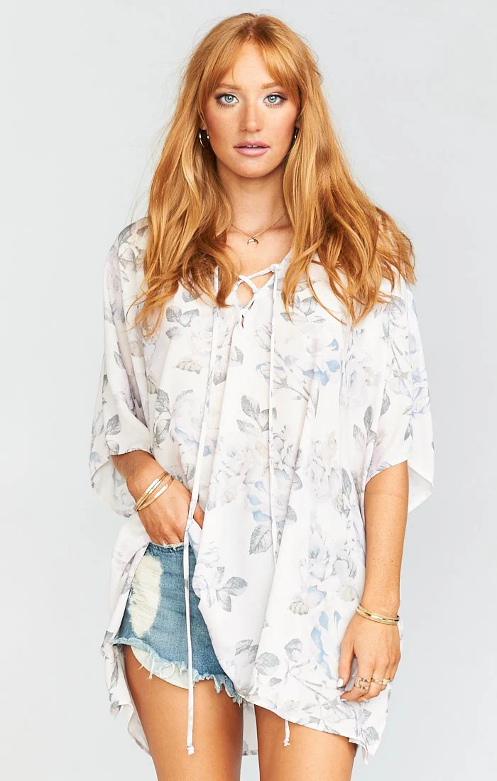 Peta Lace Up Tunic