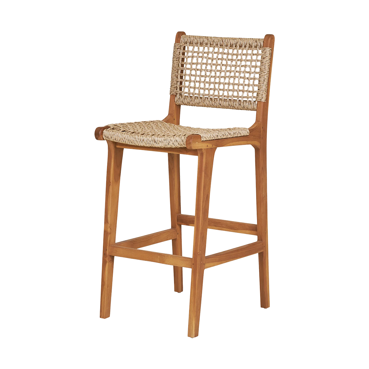 Houten tuin barkruk Elodie Naturel