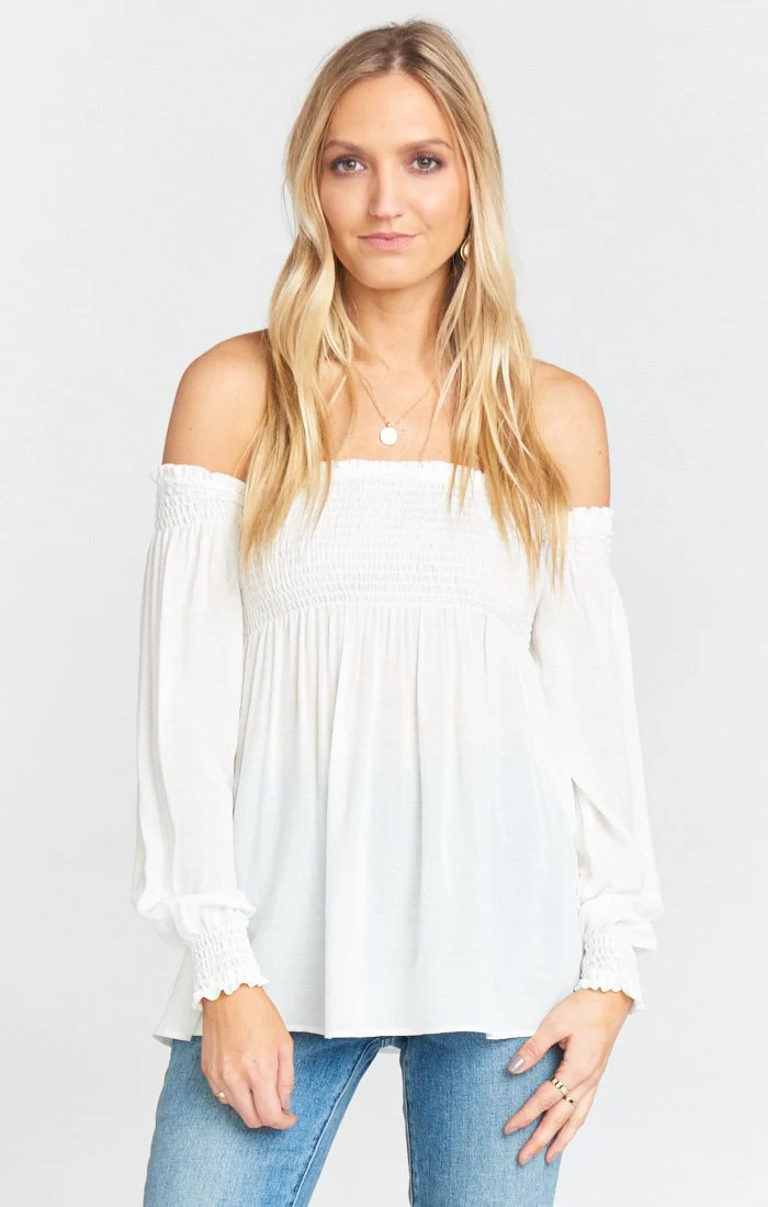 Raquel Smocked Top