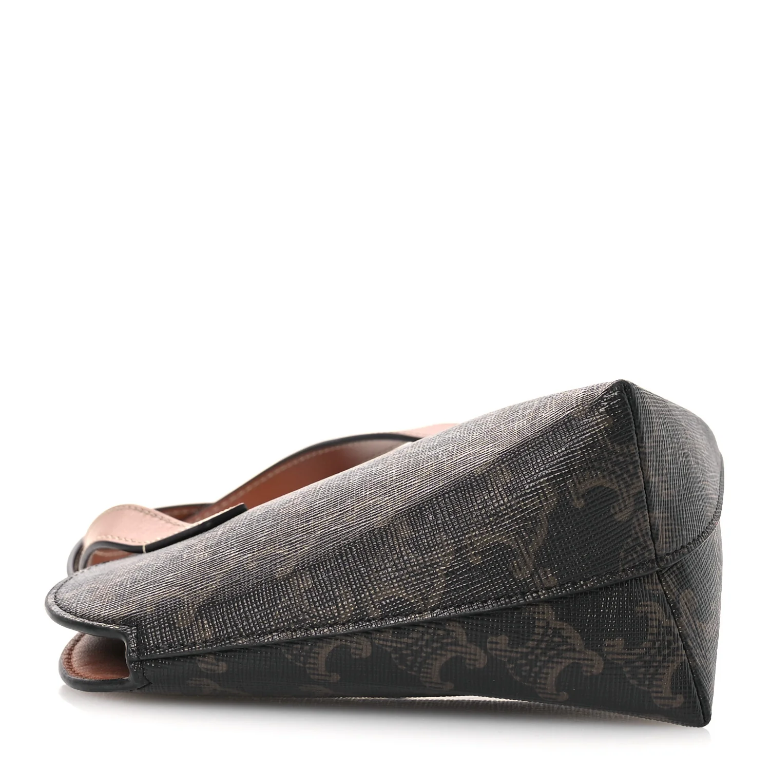 Triomphe Canvas Calfskin Teen Couer Heart Bag Tan - Top Club