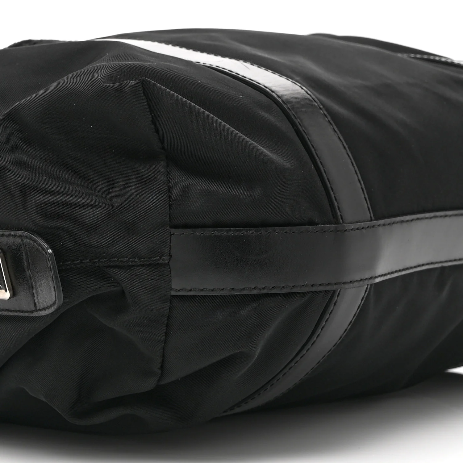 Tessuto Nylon Saffiano Tote Black - Top Club
