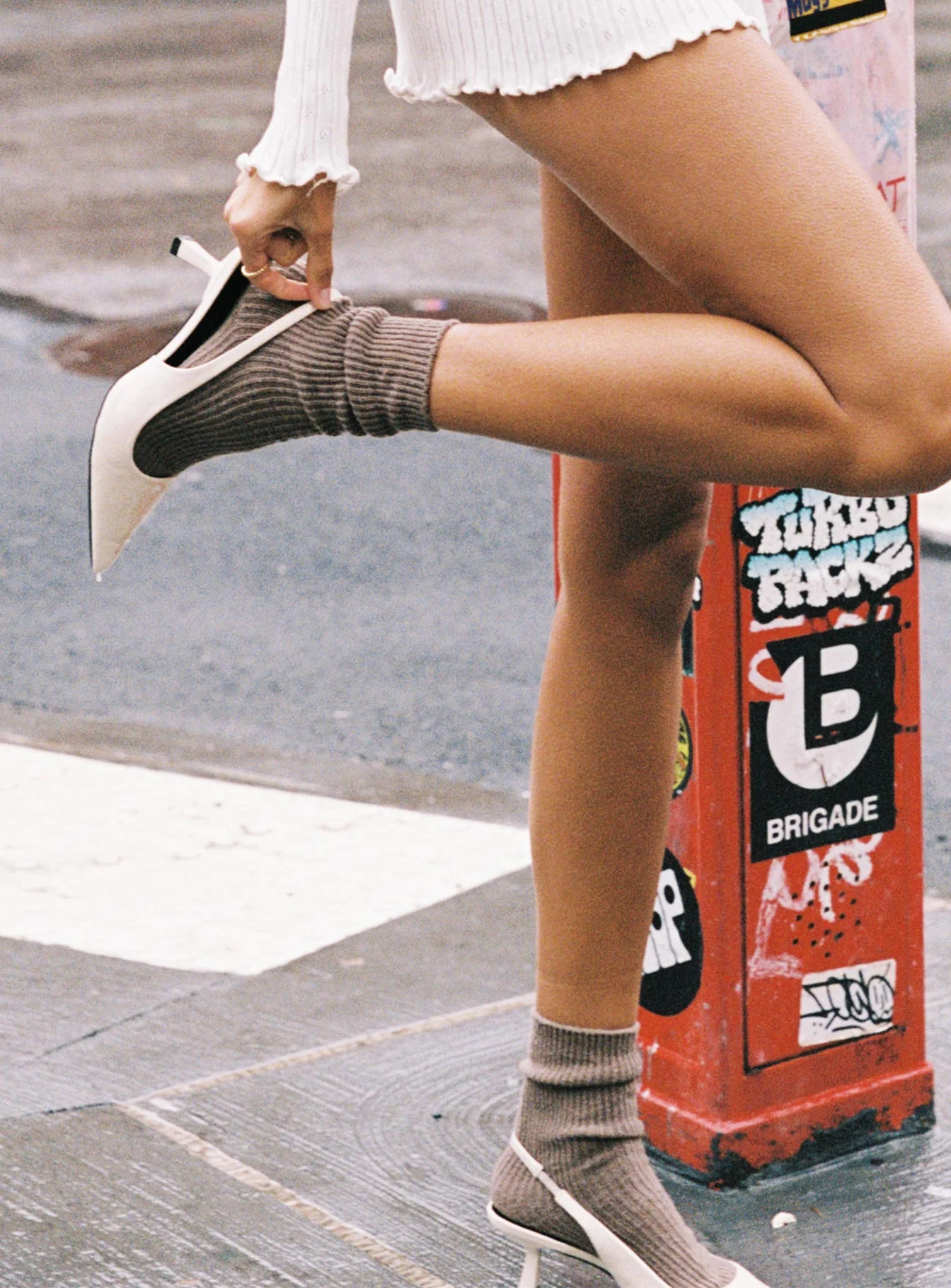 Sunday Mood Socks Beige