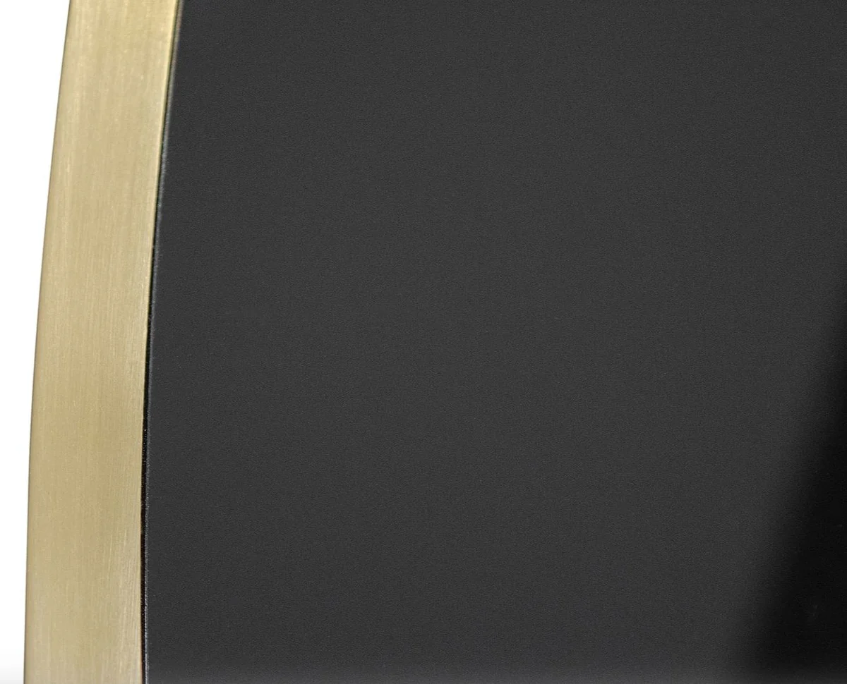 Luxury dining table black / gold 120 x H. 76 cm - designer dining room furniture