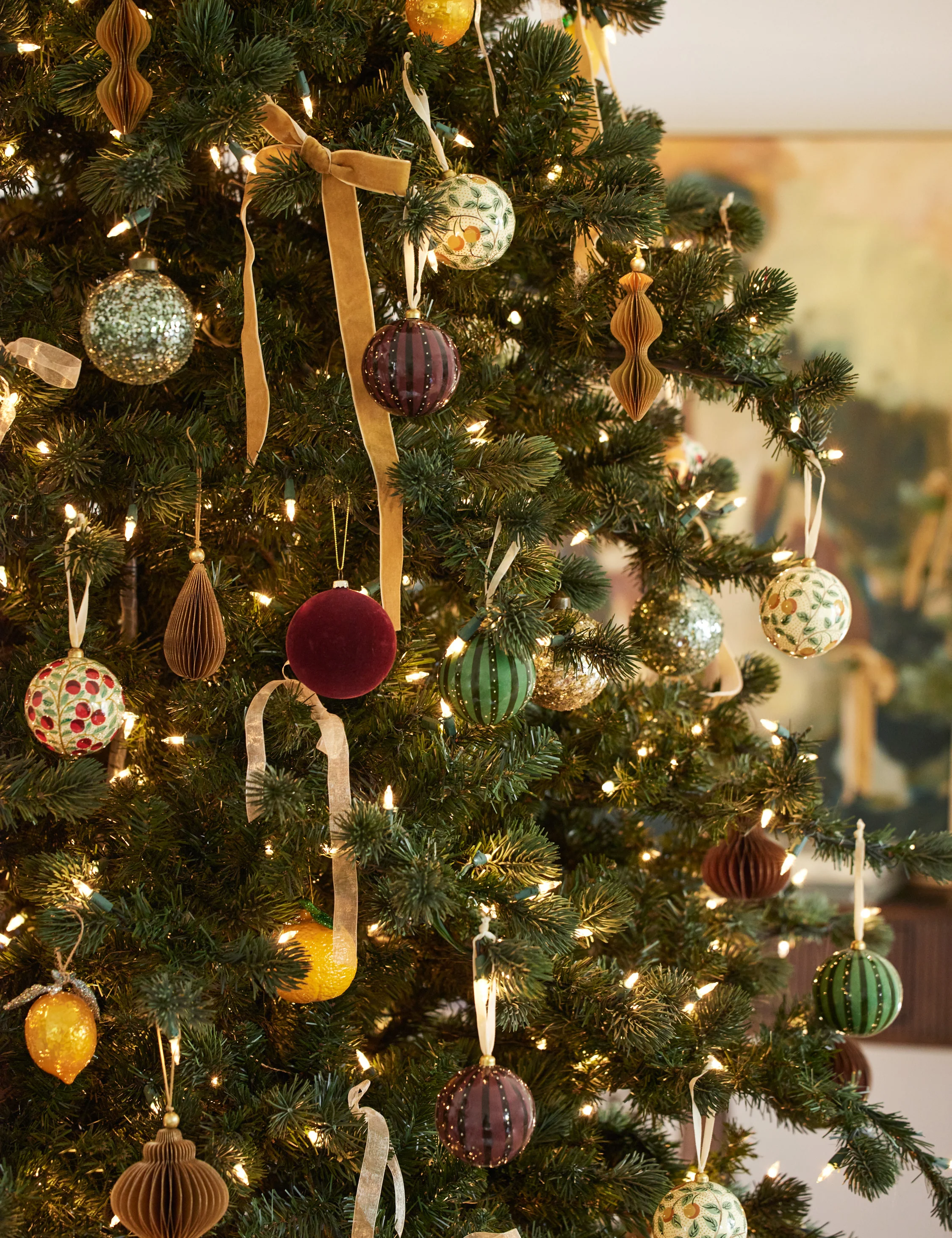 Joelle Handpainted Ornaments (Set of 2)