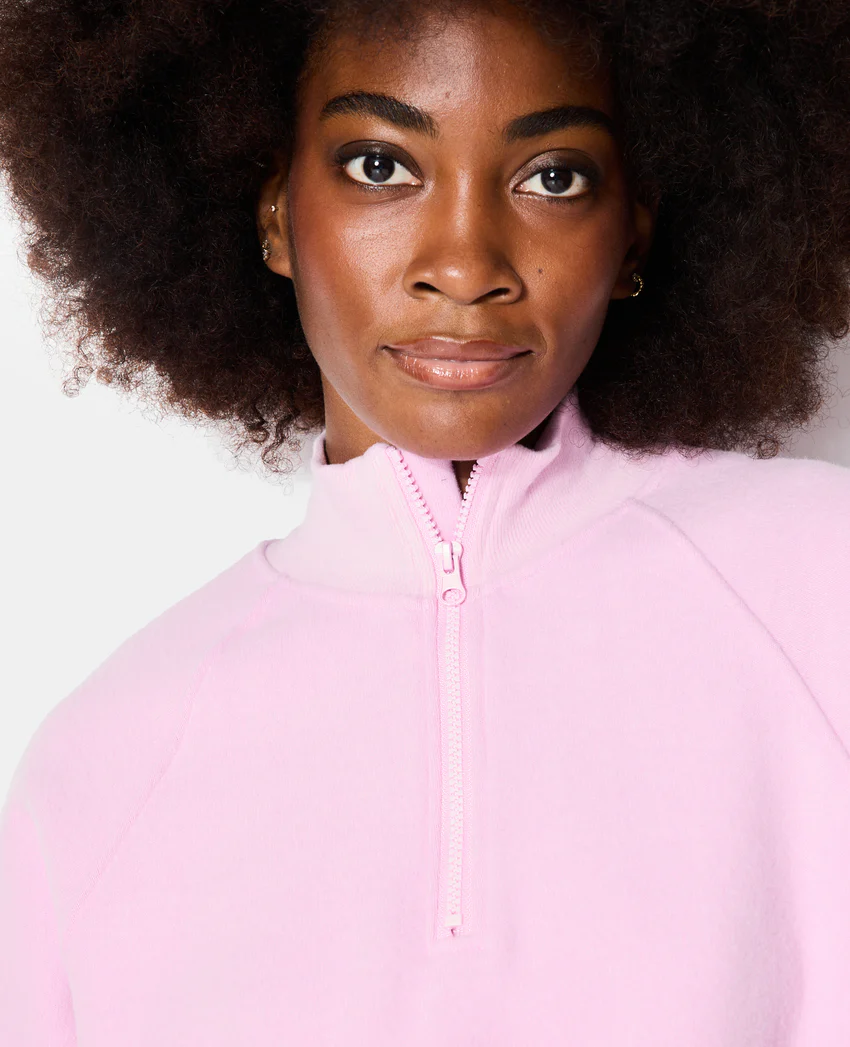 Pimkie Sweat col zippé en molleton gratté