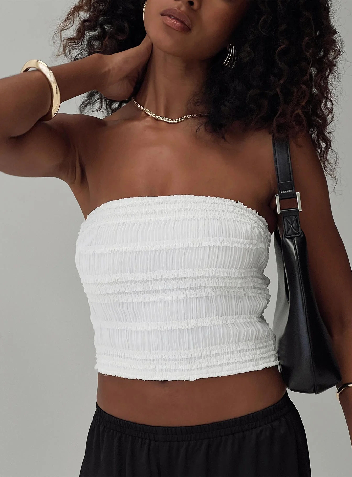 Lelande Tube Top White