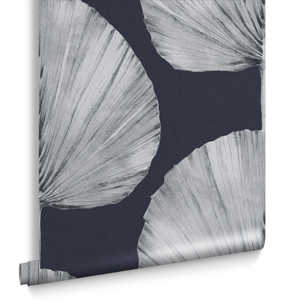Graham & Brown  vliesbehang  Palm Fan Navy Graham & Brown  vliesbehang  Palm Fan Navy