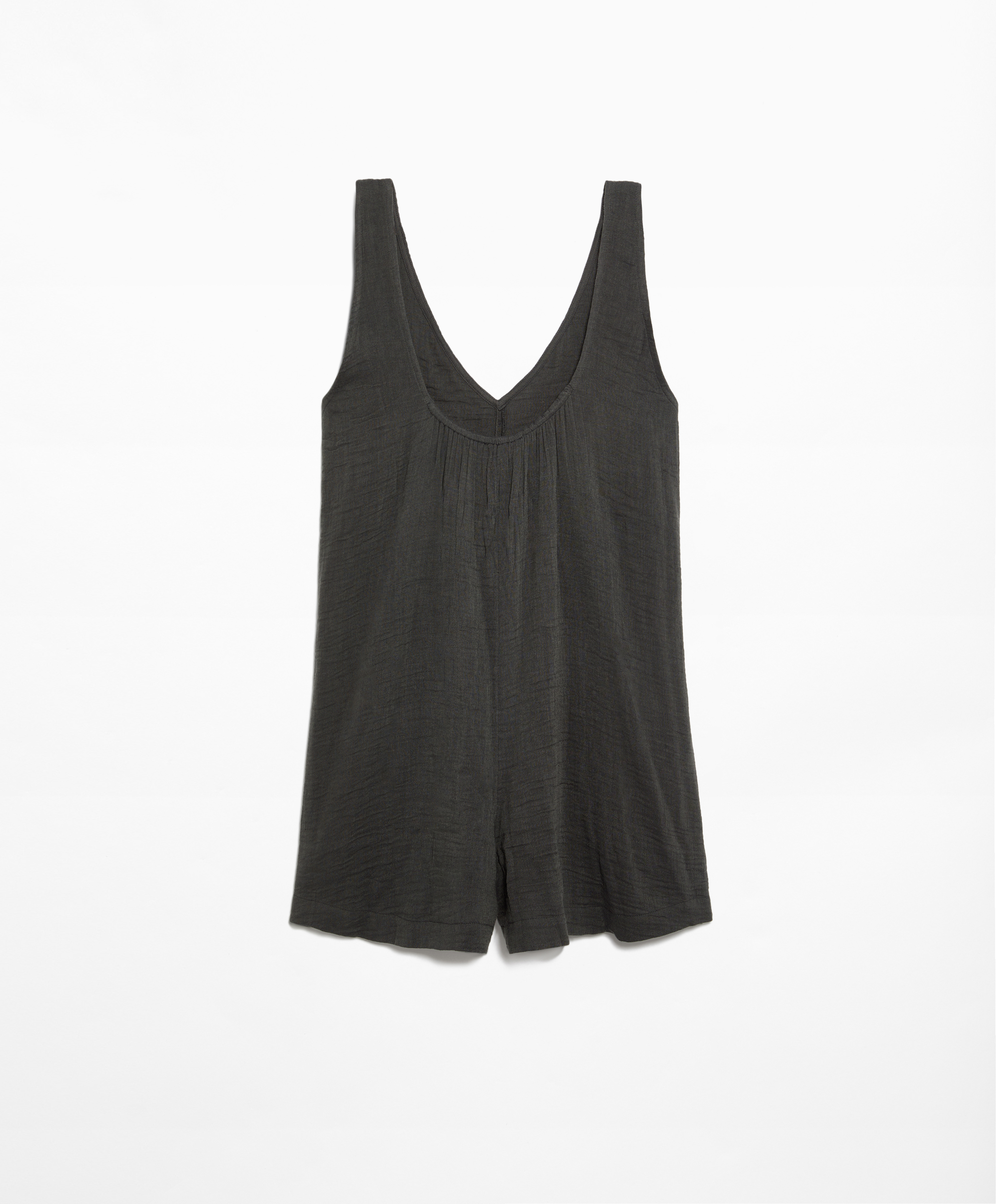 OYSHO Short jumpsuit with cotton