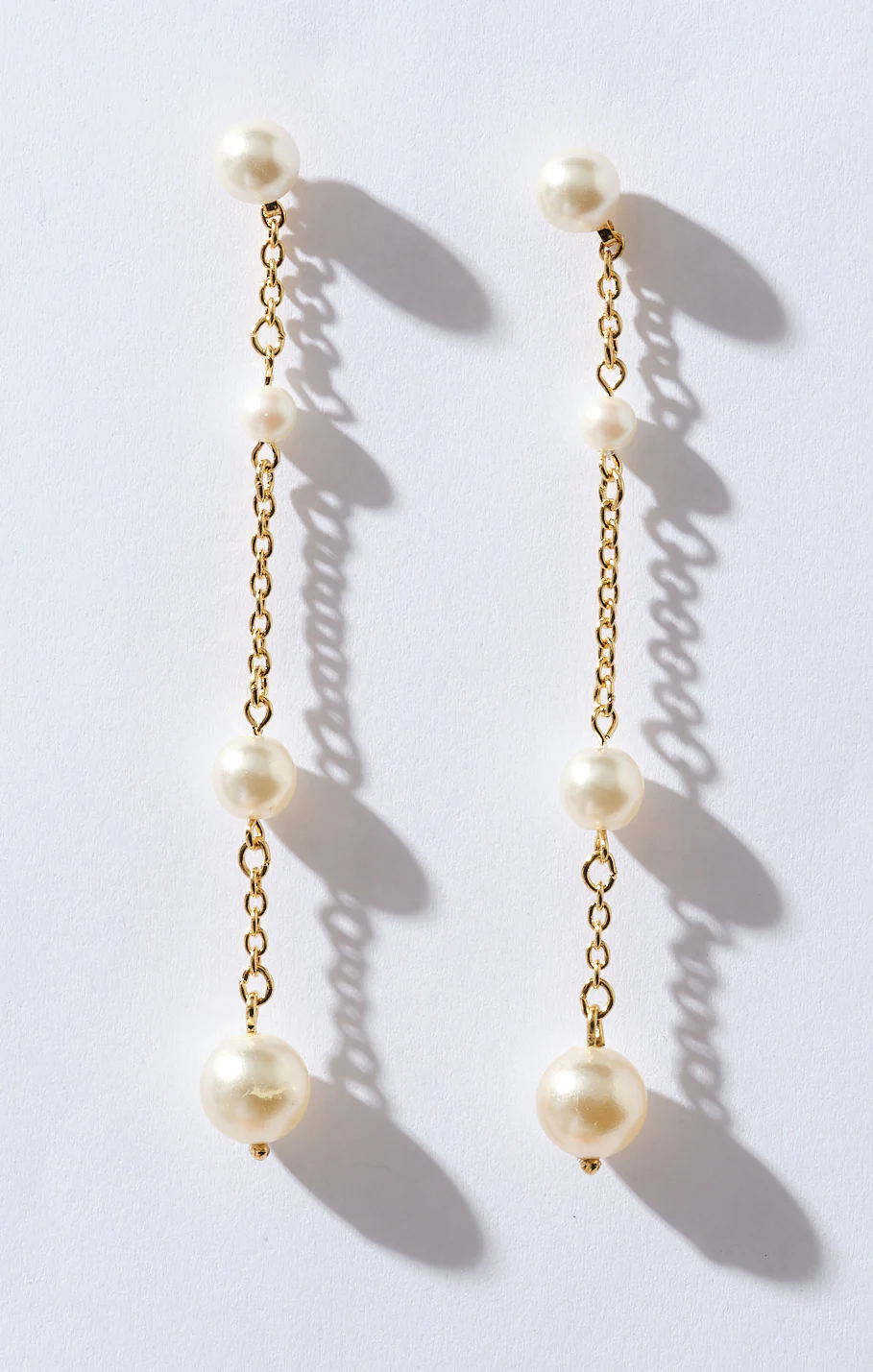 Faithy Jewels Charlotte Earrings ~ Gold/Pearl