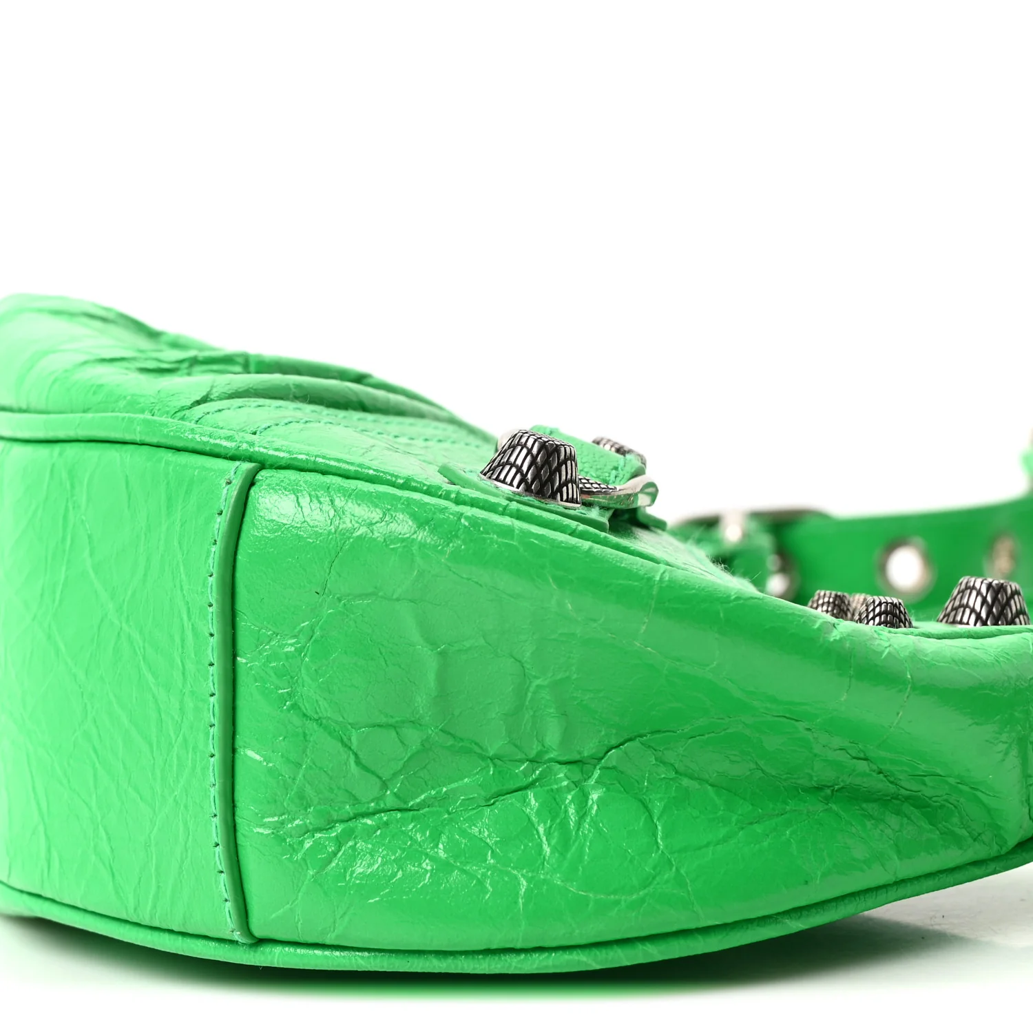 Agneau Arena Le Cagole Shoulder Bag XS Vivid Green - Top Club