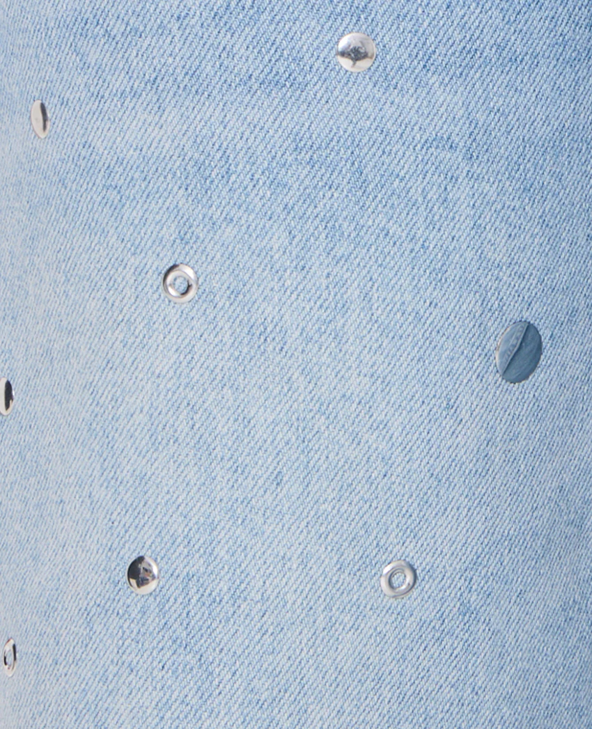 Pimkie Jean wide taille basse avec clous et œillets