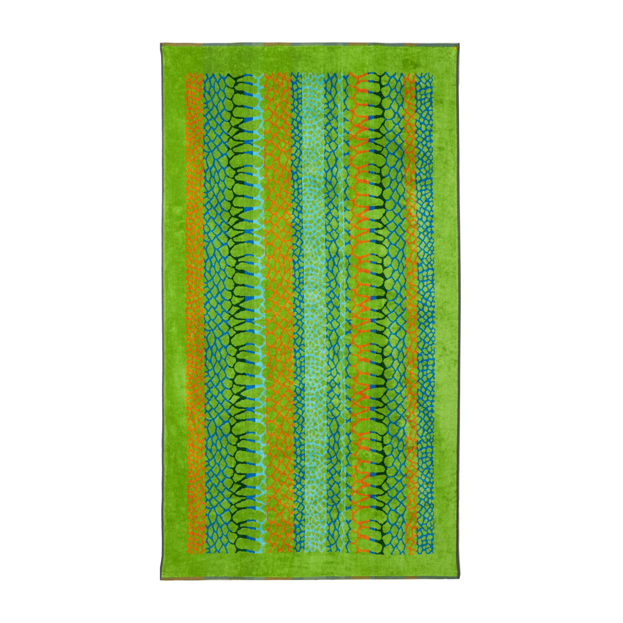 Telo Mare In Spugna Pyton 95X180 Verde Carrara