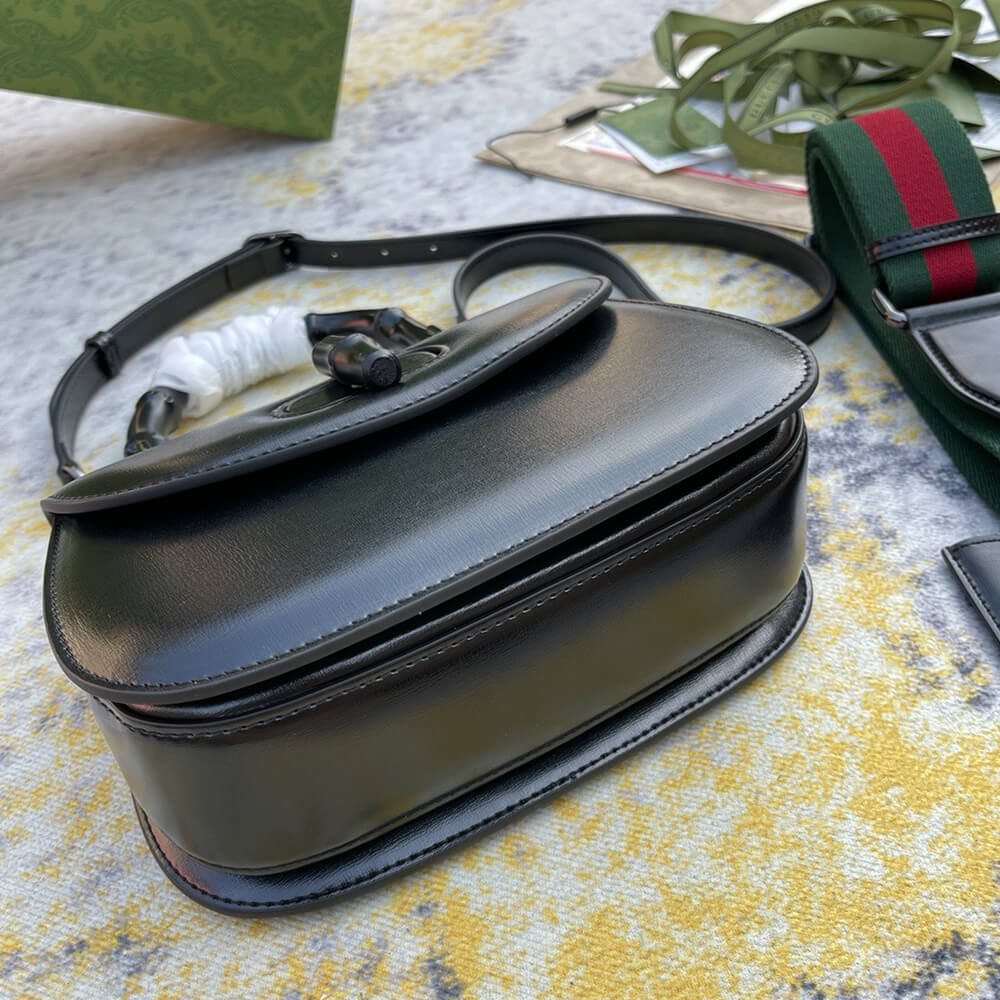 GUCCI BAMBOO 1947 JUMBO GG SMALL TOP HANDLE BAG - Top Club
