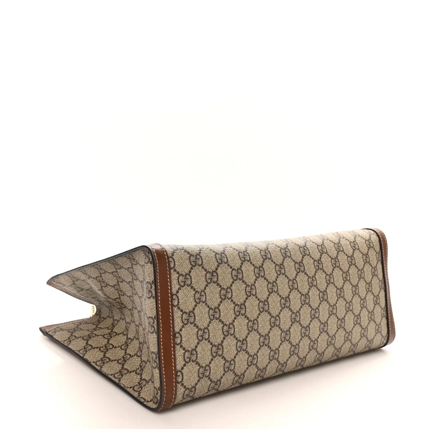 GG Supreme Monogram Medium Padlock Tote Beige Cuir - Top Club