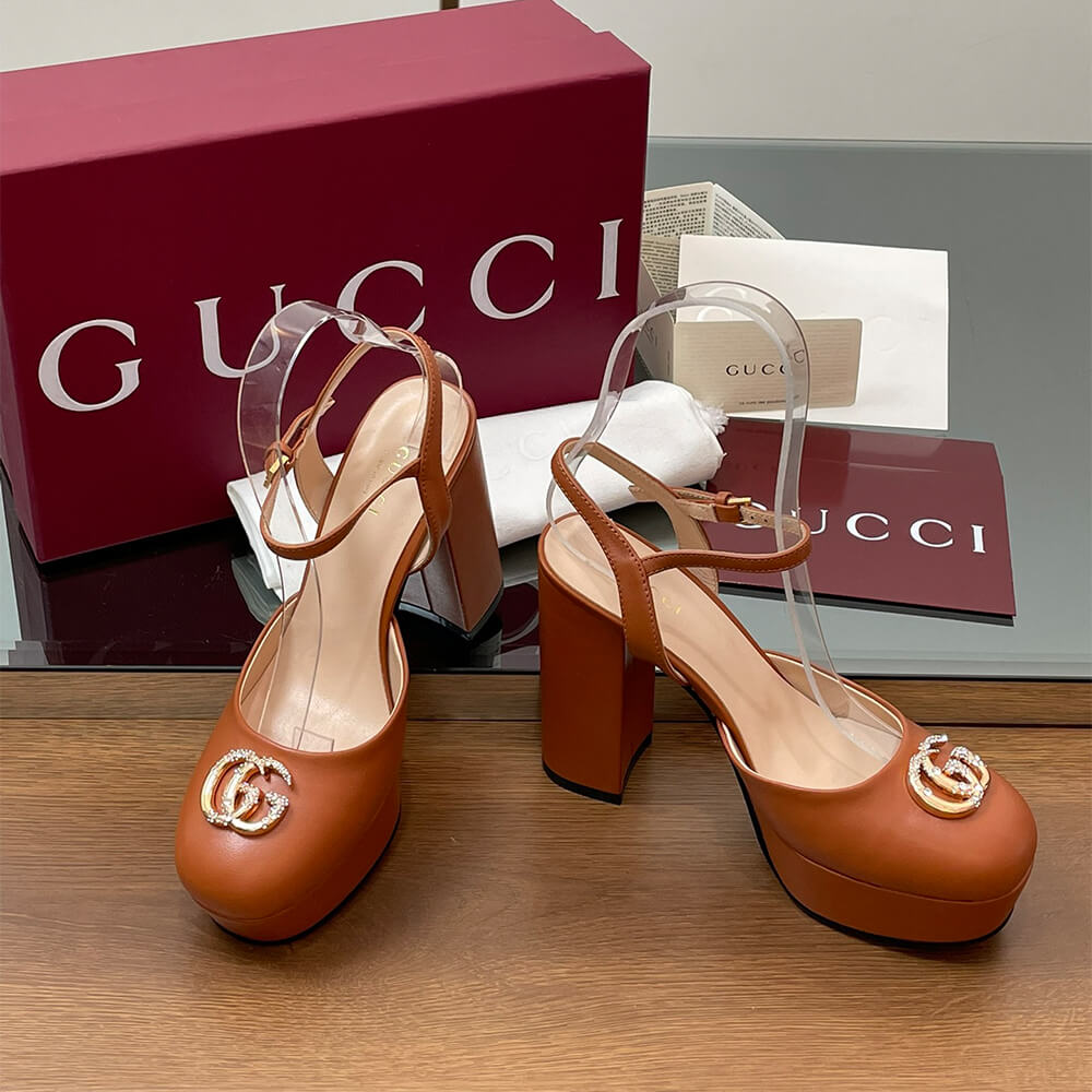 GUCCI Women s platform pump with Double G - Top Club